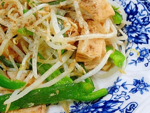 夕食のヒント☆　簡単「もやしのツナ炒め」